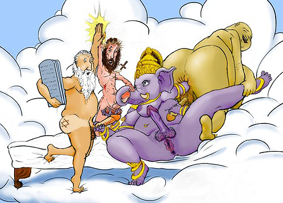 Ein bisschen Zeit haben die radikalsten Anhänger der abgebildeten Religionen noch, aber so in spätestens zwei Wochen müssten dann schon die ersten Attacken auf US-Vertretungen und deren Personal erfolgen, wenn der Außenpolitikchef der »Süddeutschen Zeitung« mit seinen Einschätzungen richtig liegen sollte: »The Onion«, 13. September 2012