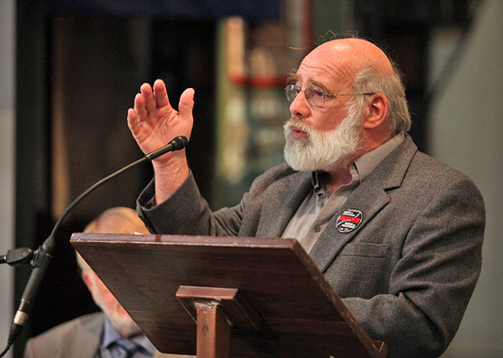 Jeff Halper während des Russell-Tribunals zu Südafrika in Barcelona, 6. November 2011 (© Jordi Matas mit CC-BY-NC-ND-2.0-Lizenz via Flickr)