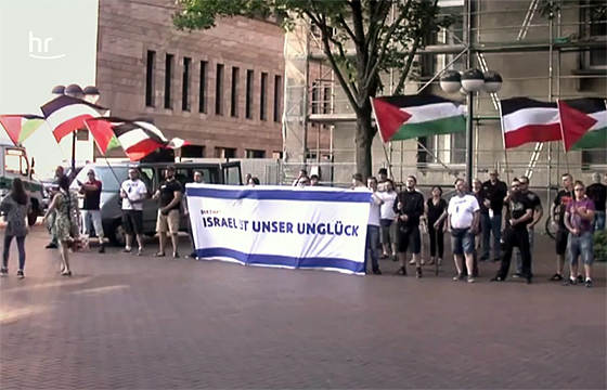 Antisemitische Demonstration von Neonazis in Dortmund (Screenshot aus dem Antisemitismus-Report)